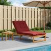 Sun Lounger Cushion GEMERT 100percent  Polyester Wine Red