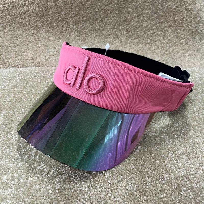 Alo Yoga Unisex Sun Hat Embroidered Curved Brim Visor Sports UV Protection
