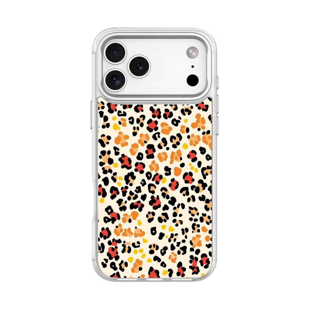 Applicable To Apple 17pro Mobile Phone Case, Advanced Sense 16 Replaceable Back Plate 15promax Magnetic Mobile Phone Case, Leopard Print.