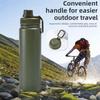 22 Oz Capacity Vacuum Insulated Water Bottle Leakproof Water Bottle  Outdoor Activities