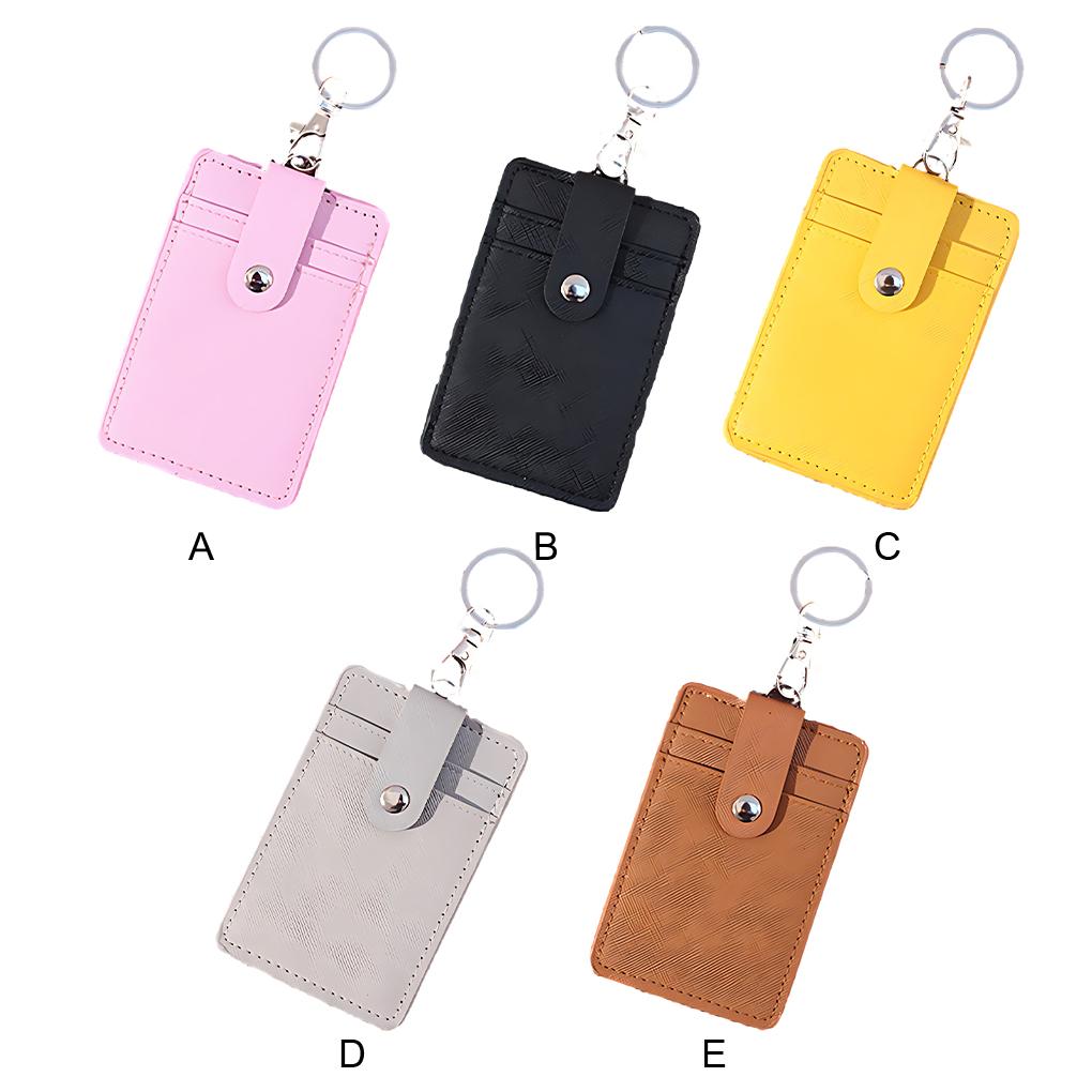 Portable ID Card Holder ID Cards And Bus Cards Easily Accessible With Unique Versatile PU Nice Gifts
