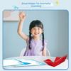 Portable Geometric Models Demonstrators with String Closure Foldable Paper Geometric Shape Workbook Kid Educational Toy