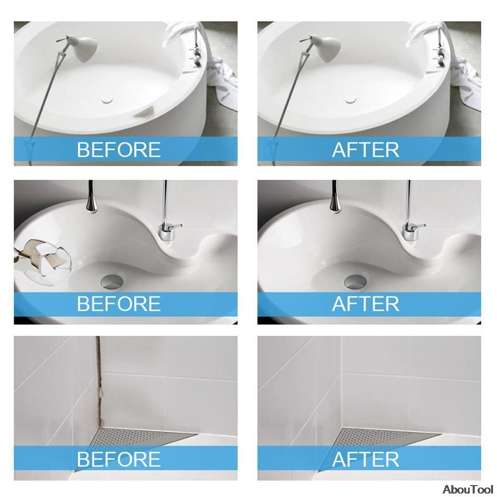 Tile Repair Paste Kit Bathroom Tub Repair Porcelain Paste Repairing Tool Wall Fiberglass Porcelain Ceramic Fix Crack Cream