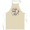 Tablier De Cuisine - Merci Prof Étoiles - Impression France - Coton Épais - Liens Ajustables
