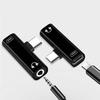 Type C Audio Adapter Plug To 3.5mm 2 In1 Adapter Plug Socket Audio Converter Jack for Xiaomi Type-C Phone Earphone MP3 3