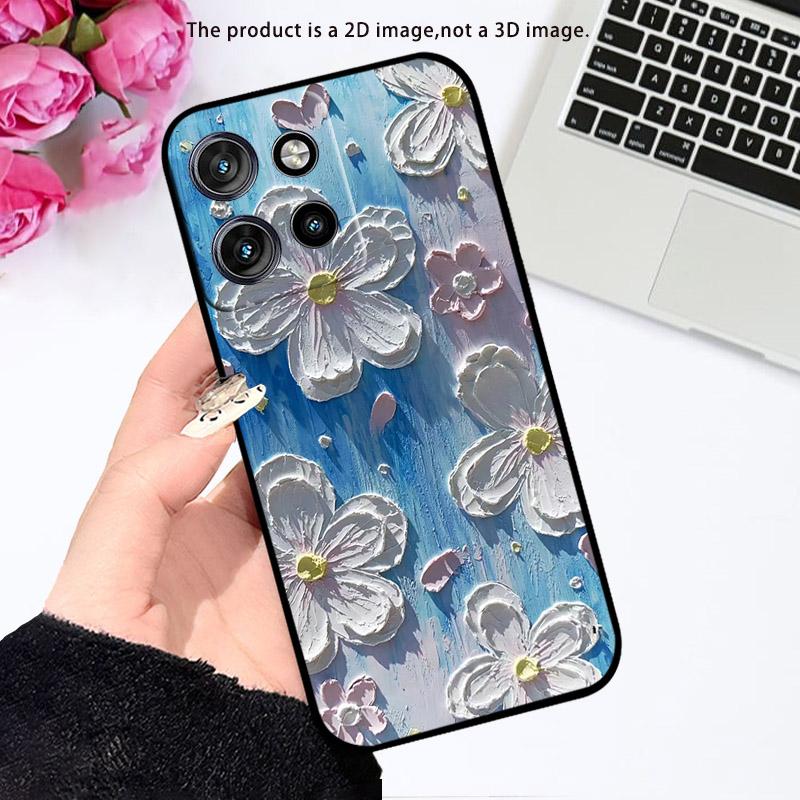 Für Motorola Edge 50 Neo 60Neo Hülle Mode Ölgemälde Silikon Weiches TPU Handyhülle Für Moto Edge60 Neo 50Neo 5G Fundas Coque