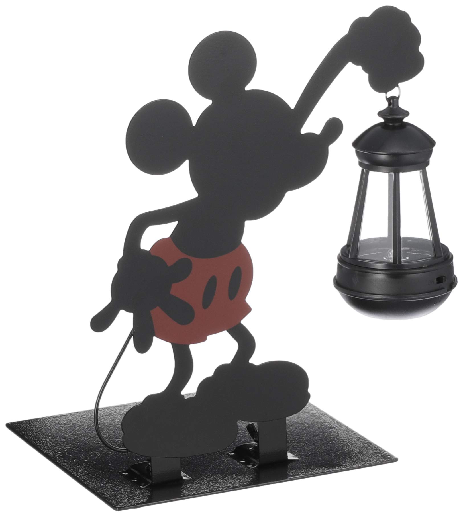 

Seto Craft Disney Silhouette Series Solar Light Automatically Turns inches SD-6071, On, Black/Red, Height Approx. 11.2 (28.5 cm).