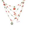 European-American Christmas Pearl Crystal Necklace: Snowman & Tree Choker with Creative Santa Claus Clavicle Chain