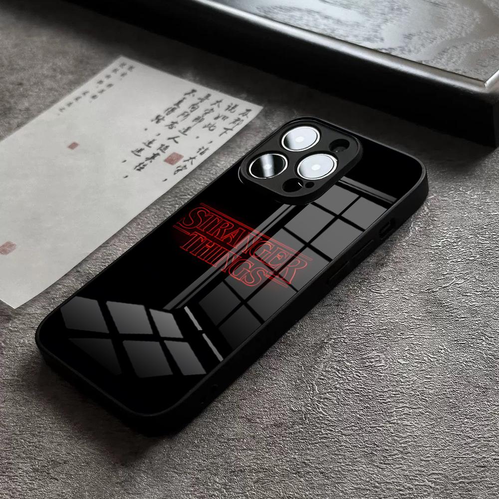 Strange Monsters TV Play Phone Case For IPhone 17 Pro Max 15 14 Pro 12 11 13 Mini X XR XS 16 Plus SE Glass Cover
