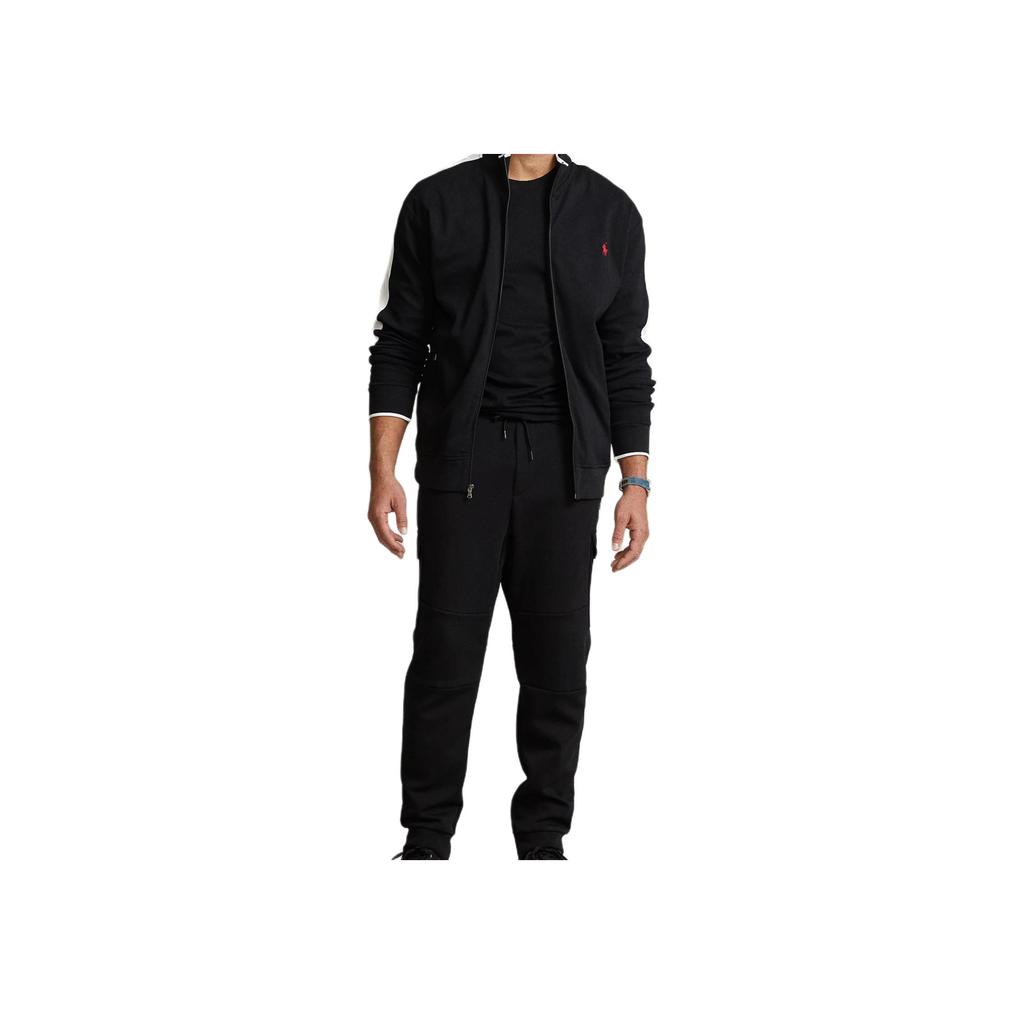 Polo Ralph Lauren Einfarbige Jacke mit Reißverschluss und langen Ärmeln Herrenjacken Schwarz 710743326-002