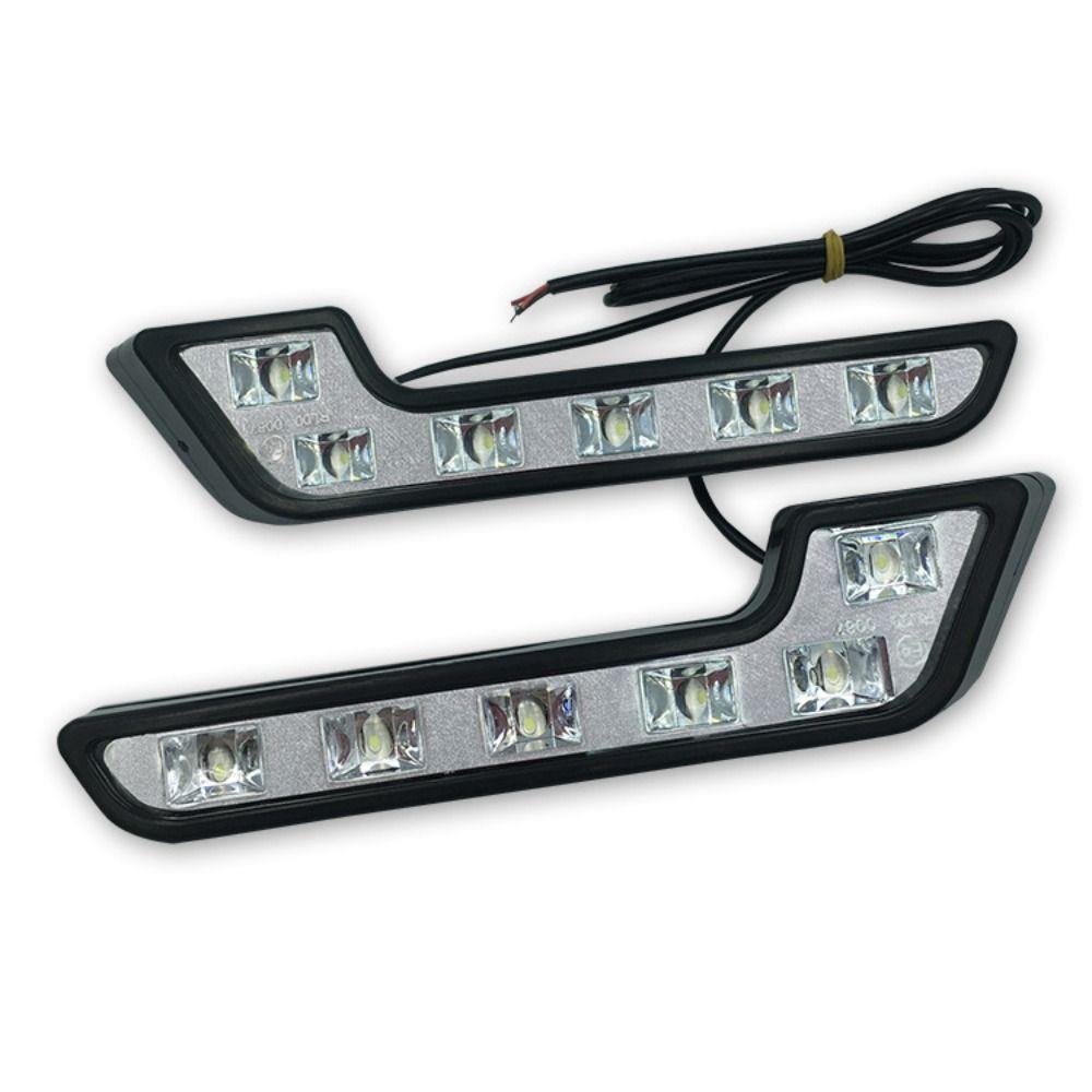 6 LED L Shaped Driving Lamp Waterproof Car LED Lamp Lights Fog Light  Fog Conditions