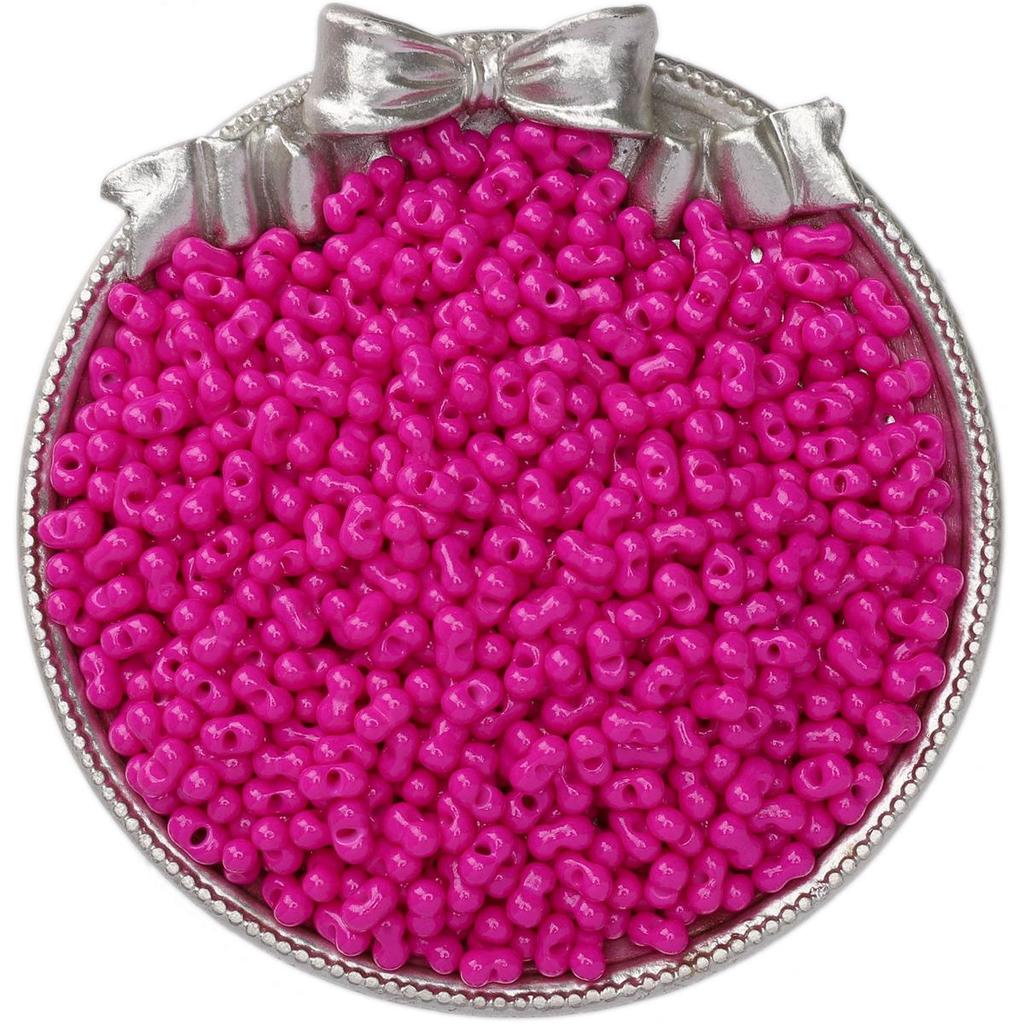 100pcs Glass Beads Charm Czech Peanut Beads Seed Spacer Beads For Jewelry Making Accessories