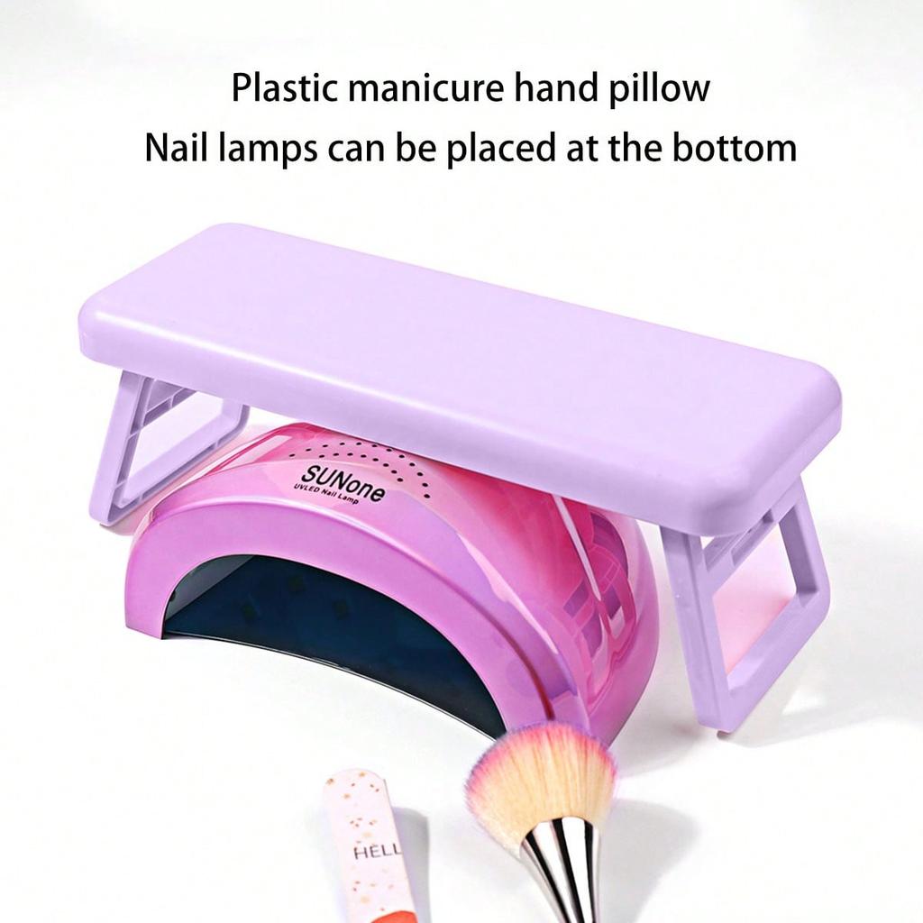 Faltbare Nagelarmlehne, Nagelhandauflage für Nageltechniker, Macaron-Handauflagenständer für Acrylnägel, Tragbarer Acrylhandhalter, Nagelkissenarmlehne