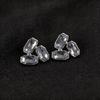 European & American Luxury Geometric Rhinestone Stud Earrings - Chic, Fashionable Design for Women