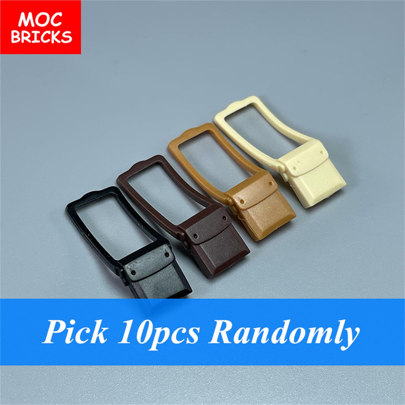 

Non-Toxic 10Pcs/Lot Moc Bricks Utensil Bag Messenger Pouch Fit With 61976 Educational Building Blocks Action Figure Diy Toys Kids Gifts