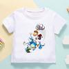 Rayman Legends Adventures Game Print Cartoon Kids T shirt Girls Summer Tops Baby Boys Clothes Children Short Sleeve