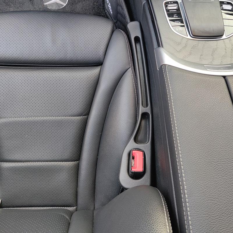1 Paar Universal-Autositzlücken-Steckleiste, Seitennaht-Autolückenfüller, auslaufsicherer Sitzlücken-Aufbewahrungs-Organizer, Innendekoration
