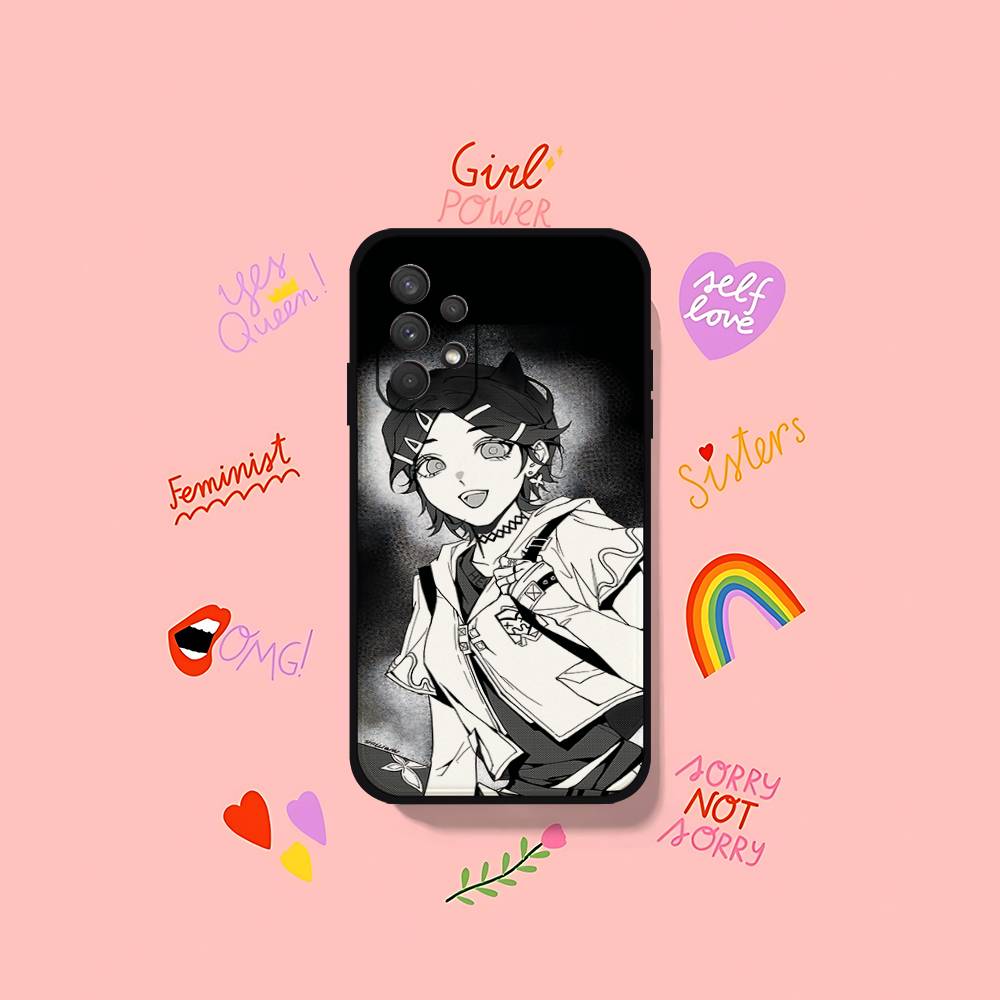 Cute C-Clove V-ValorantS Phone Case For Samsung Galaxy S25 S24 S23 S22 S21 FE Plus Ultra A13 A20 A32 A70 Black Cover