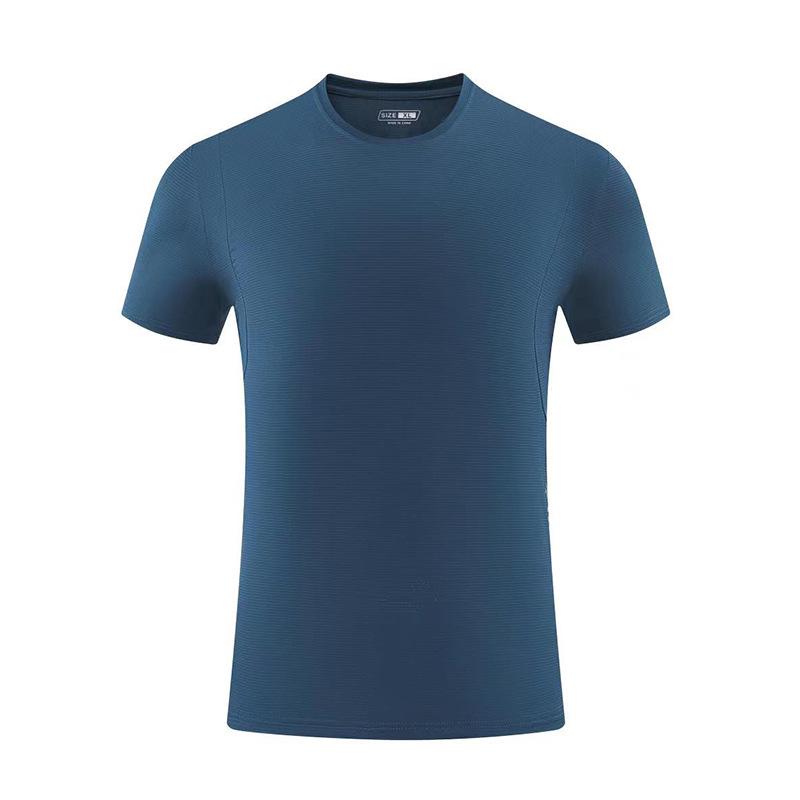 Herren Schnelltrocknendes Sommer Sport T-Shirt - Rundhals, Kurze Ärmel, für Laufen & Fitness im Freien.