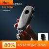 Interior Mouldings Alcantara Car Key Case Shell Cover For BMW Series 7 735 i 740 Li X7 X1 U11 2023 I7 G07 LCI XM Keychain Protec