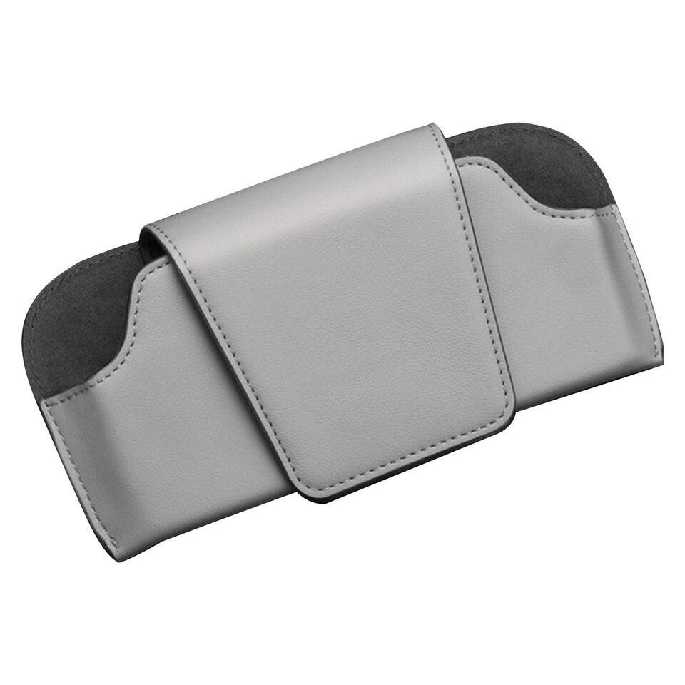 

Sunglasses Holders For Car Visor - Magnetic Leather Sunglasses Holder And Card Clip - Car Visor Accessories One Size