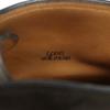 HERMES Ankle boots  Double Monk Leather Shoes Dark brown leather mens 40.5 Used