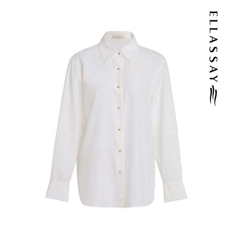 ELLASSAY Women's Classic Silk Shirt EWB362C01400