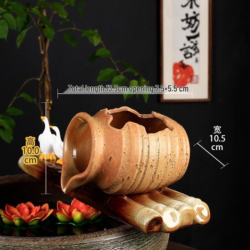 Eco-Friendly Ceramic Fish Tank Water Pump Decoration for Garden Landscaping