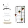 Iron Art Material Railing Flower Pot Hanger Plant Display Stand  Balcony Decoration