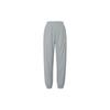 Adidas Knitted Sweatpants Men's Light Gray Moderate Cuffed Pants HC7113