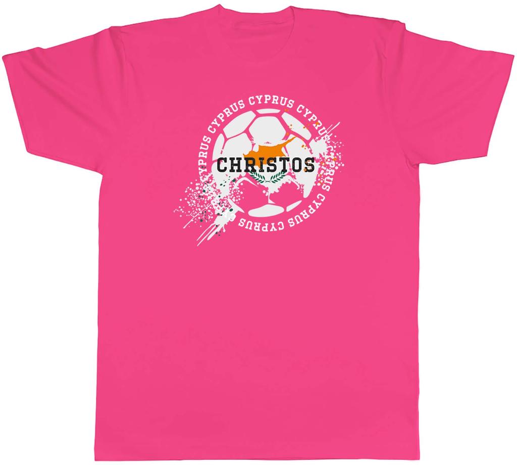 Personalised Cyprus Football Sports Mens Unisex TShirt Tee Gift