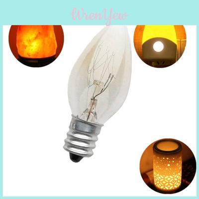 Elegancka żarówka E14 220V 10W C7 z ostrym końcem, mały gwint, do lampy solnej, aromatyczna, nocna, żarówka żarowa
