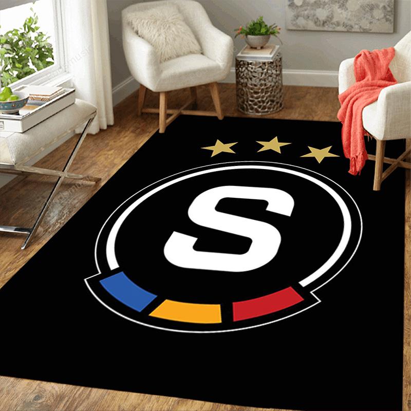 Tappeto con motivo Sparta Praha Tappetino per Pavimento per Soggiorno o Camera da Letto Tappeto Morbido e Confortevole un Regalo per Compleanno e Festività.