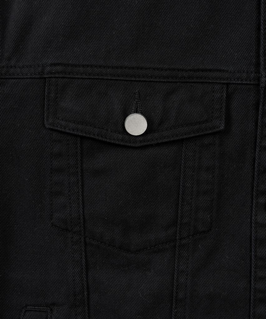 Excontainer Washed Cotton Trucker Jacket (Washed Black)