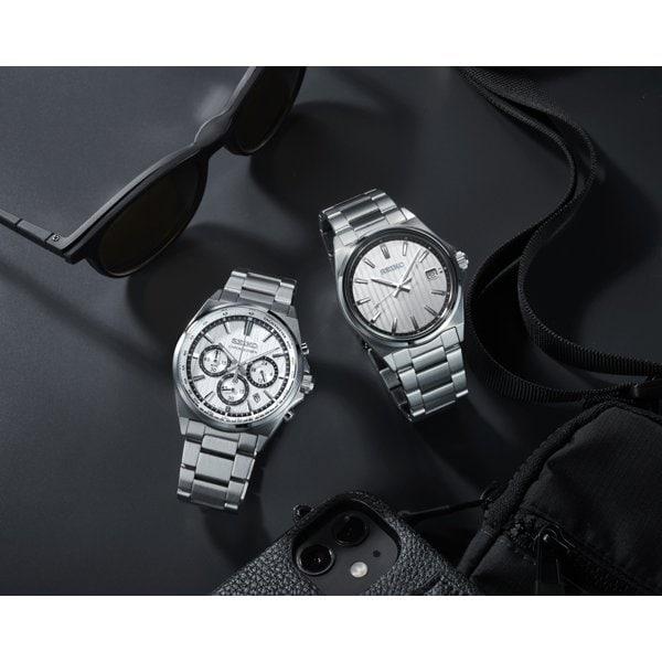 Seiko Men's SBTH001 (SEIKO SELECTION S Series Quartz Metal Band Men's) Round Watch Silver Stainless