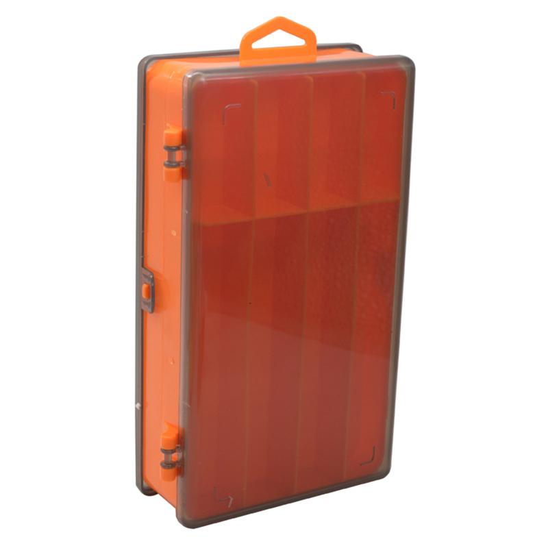 Angelkoffer Doppelseitiger Angelzubehör-Organizer Köder Haken Aufbewahrungskoffer Mit Entwässerung