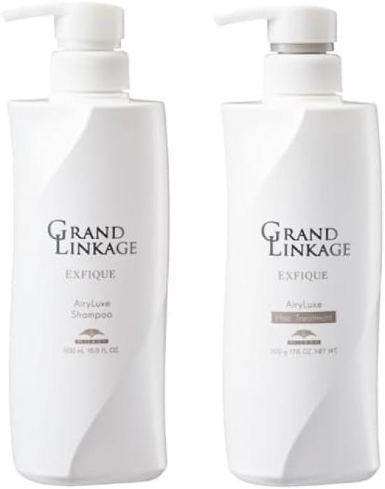 

Milbon Grand Linkage Exfiq Airy Luxe ShampooTreatment 500ml Pump Set