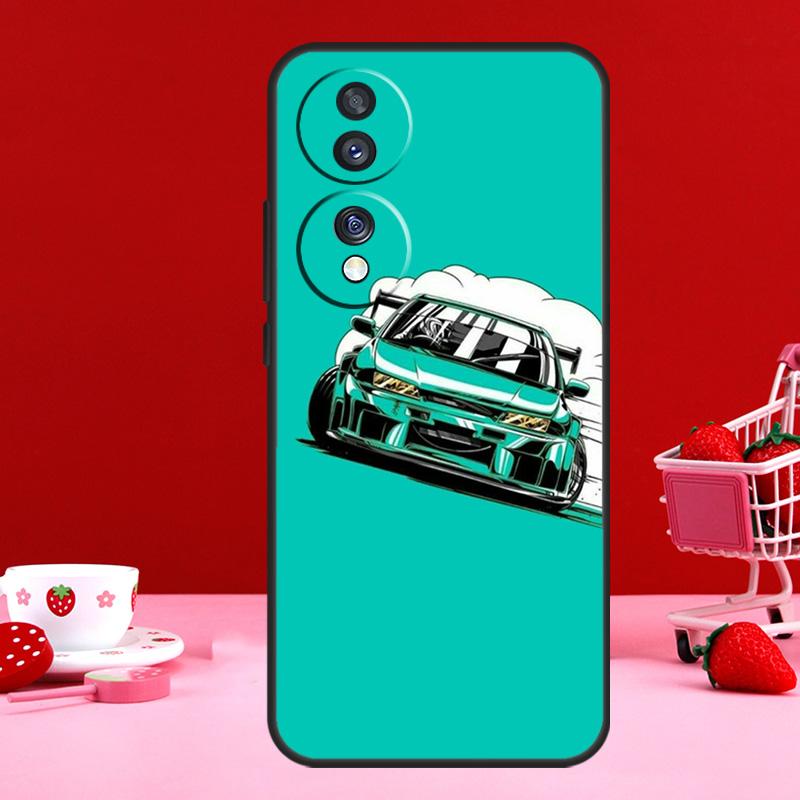 JDM Anime Aesthetic For Honor Magic 7 6 5 8 Pro Case For Honor 400 200 50 70 90 Lite X8c X8b X9a X9b X9c X9d Win
