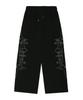 EASY NO EASY Studded Needle Work Sweatpants - Black