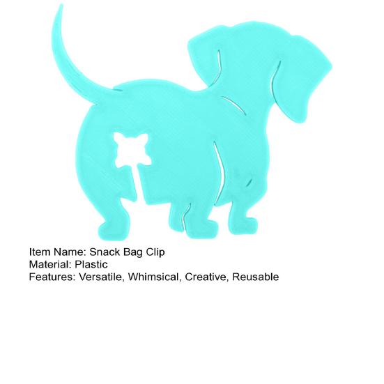 Dog Cat Snack Bag Clips Reusable Food Sealing Clips for Storage Novelty Kitchen Gadget for Chips Fruits Candy Bread