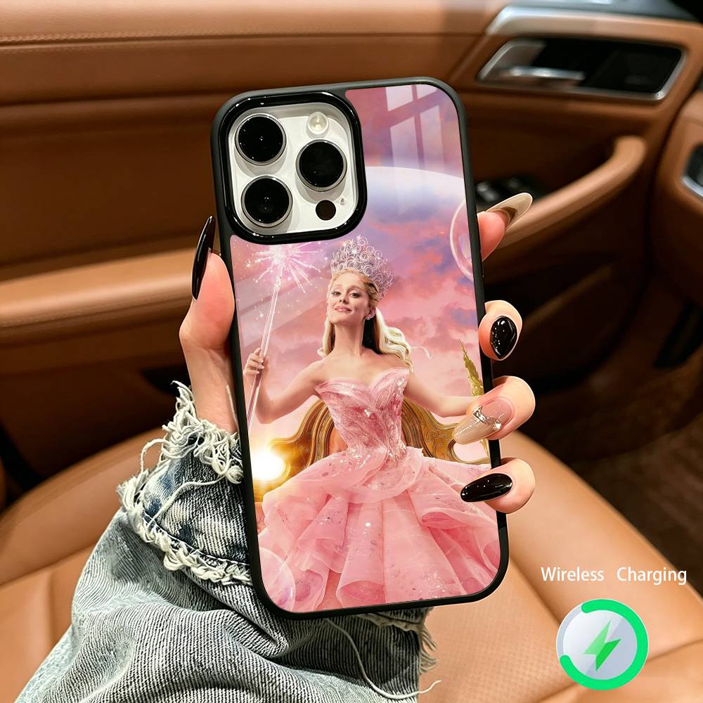 Wicked Musical Green And Pink Phone Case For IPhone17 16 15 14 13 12 11 Pro Max 16/15/14Plus Wireless Charger Cover Funda