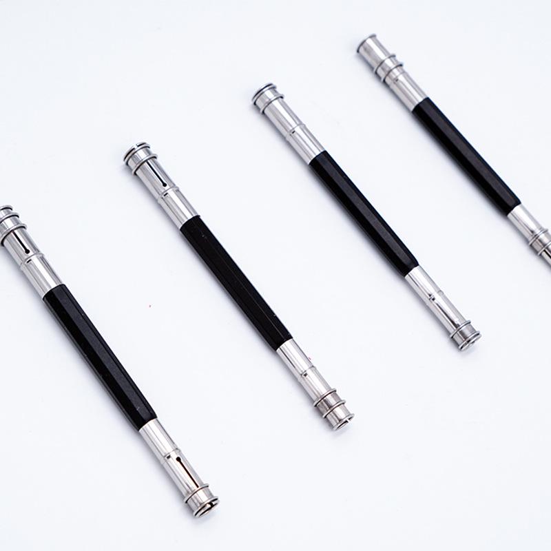 Double-Headed Stainless Steel Pencil Extender and Sharpener