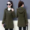 Women's Winter Slim Long Section Warm Jacket Simple Commuting Temperament Coat