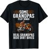 Cool Dirt Bike Art For Grandpa Men Motocross Dirtbike Stunt Gift Unisex T-Shirt