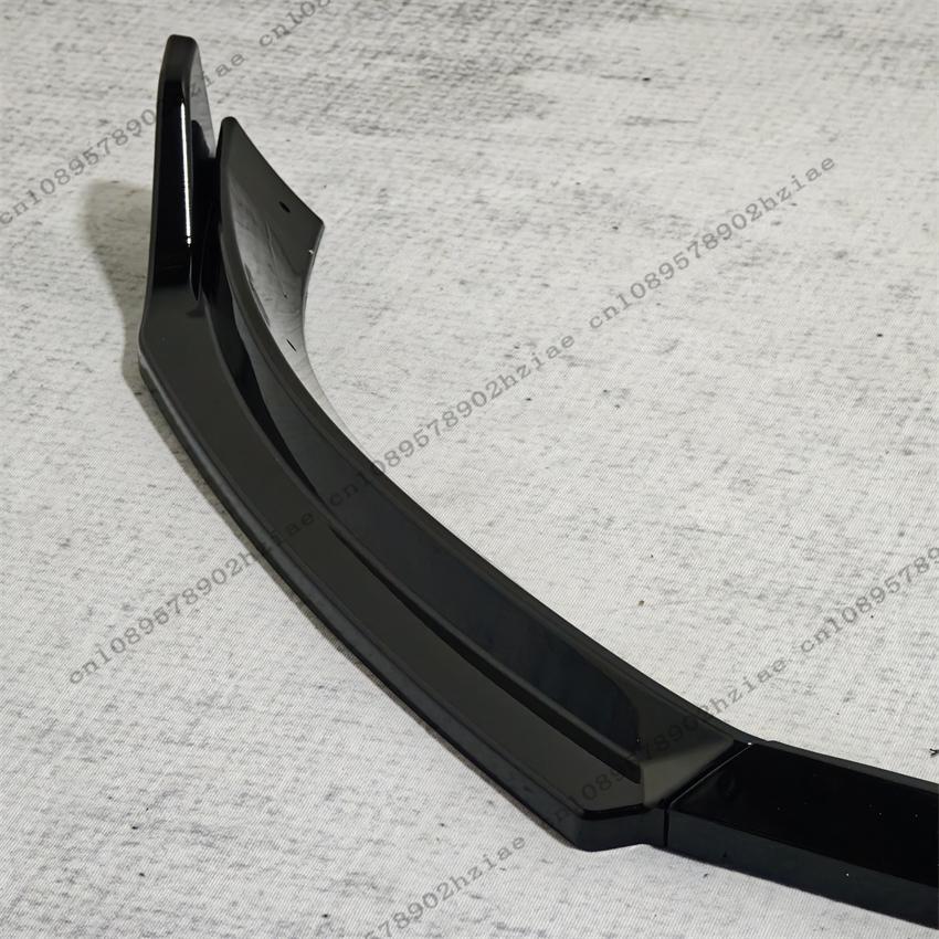 Maxton Style Front Splitter Lip For VW MK6 Golf 6 TSI TDI MPI 2008-2013 Standard Bumper Lip Upgrade Tuning Black Accessories ABS