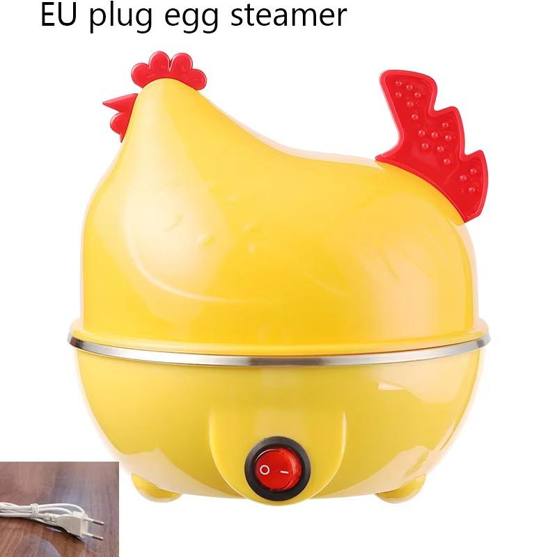 

Egg Steamer 1PC Boiled Eggs Small Appliances Breakfast Machine Heating Plug-in Household Hot Rice Maker Kitchen Mini Portable жовтий