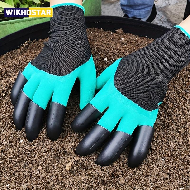 Garden Gloves With Claws - Dig, Plant, Weed & Seed Effortlessly - Protect Your Fingers & Nails