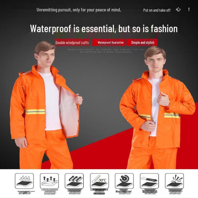 Handun High-Visibility Reflective Rain Suit