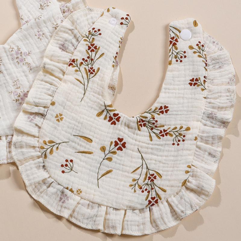 Style Baby Cotton Bibs U-shaped Waterproof Saliva Scarf Burp Cloths Neck Wear Accessories Kidsd Care Drooling Towel Feeding