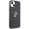 Karl Lagerfeld Klhmp15Mhgkcnok Iphone 15 Plus / 14 Plus 6.7 Czarny/Black Hardcase Karl&Choupette Glitter Magsafe